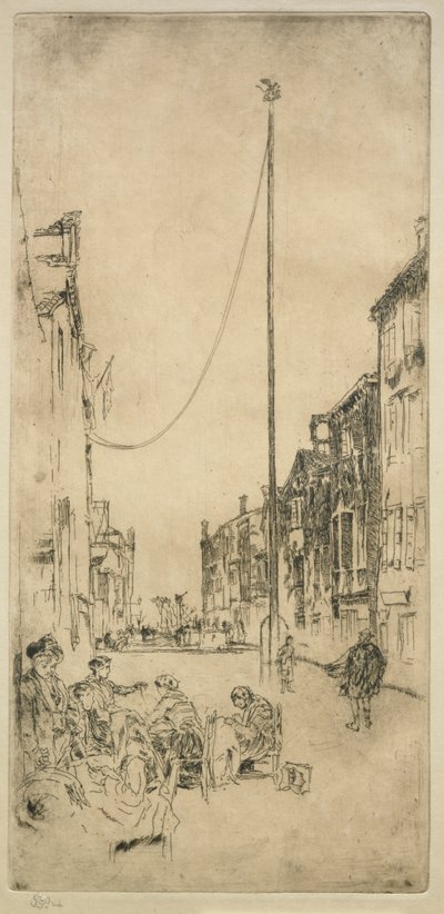 Az árboc. alkotó: James Abbott McNeill Whistler