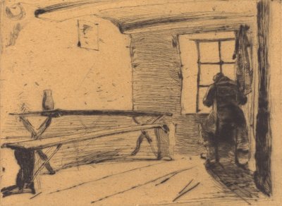 A fösvény c. 1861. alkotó: James Abbott McNeill Whistler