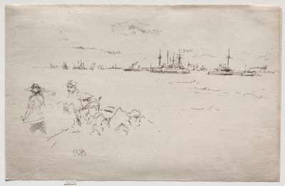 A monitorok. alkotó: James Abbott McNeill Whistler