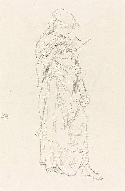 A regény: Olvasó lány, c. 1889. alkotó: James Abbott McNeill Whistler