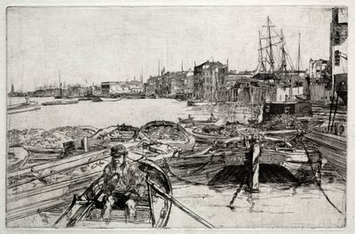 A medence, 1859. alkotó: James Abbott McNeill Whistler