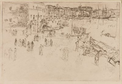 A Riva, 1879-1880. alkotó: James Abbott McNeill Whistler