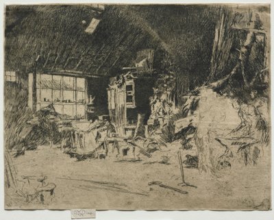 A kovácsműhely. alkotó: James Abbott McNeill Whistler
