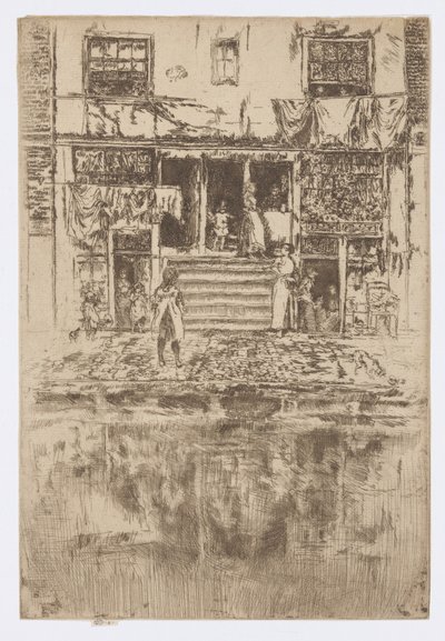 The Steps, Amszterdam alkotó: James Abbott McNeill Whistler
