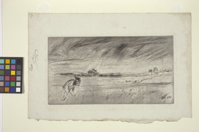A vihar (szárazpont) alkotó: James Abbott McNeill Whistler