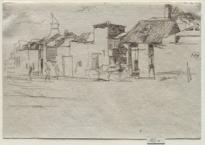 A hattyú, Chelsea, c. 1870. alkotó: James Abbott McNeill Whistler