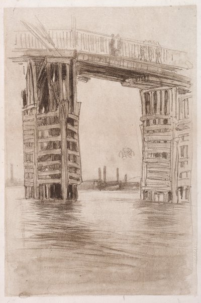 A magas híd. alkotó: James Abbott McNeill Whistler