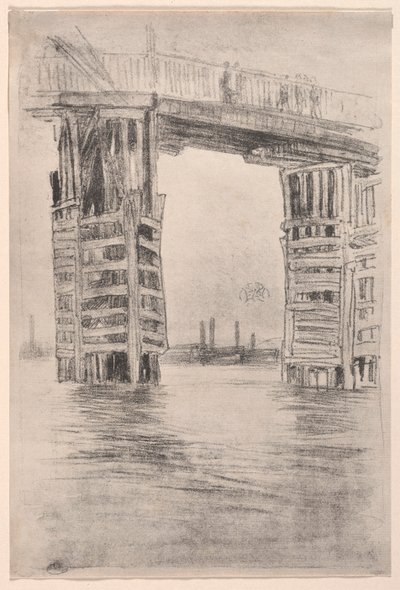 A magas híd, 1878. alkotó: James Abbott McNeill Whistler
