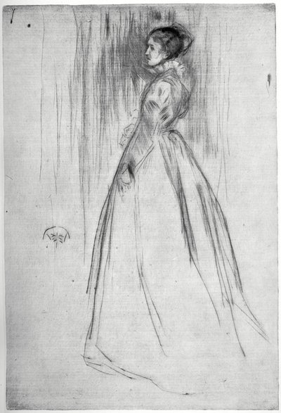 A bársonyruha, 1873-1904. alkotó: James Abbott McNeill Whistler