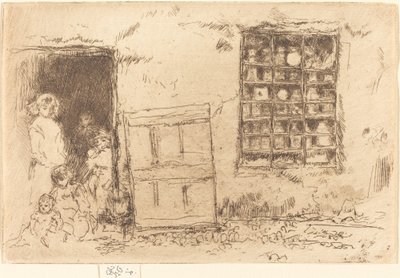 A falu édességboltja, 1887. alkotó: James Abbott McNeill Whistler