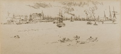 Tilbury, 1887. alkotó: James Abbott McNeill Whistler