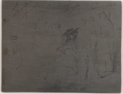A francia készlet címe, 1858. alkotó: James Abbott McNeill Whistler