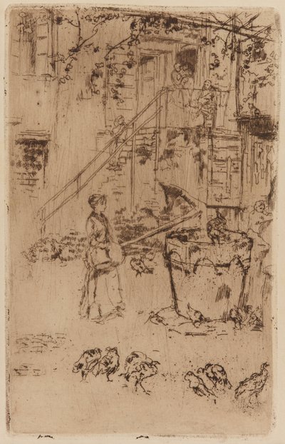 Pulykák, 1879-1880. alkotó: James Abbott McNeill Whistler