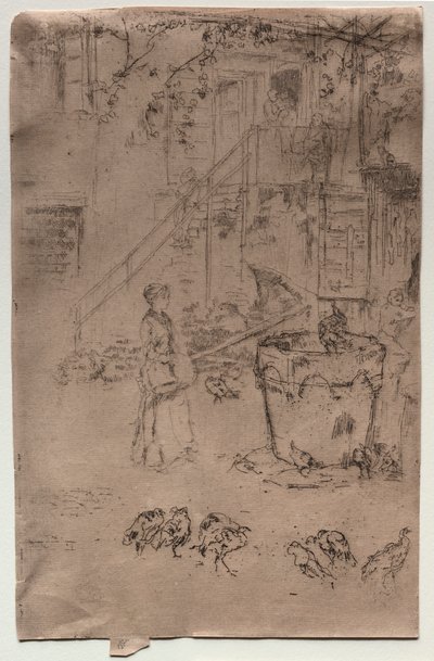 Pulykák, 1886. alkotó: James Abbott McNeill Whistler