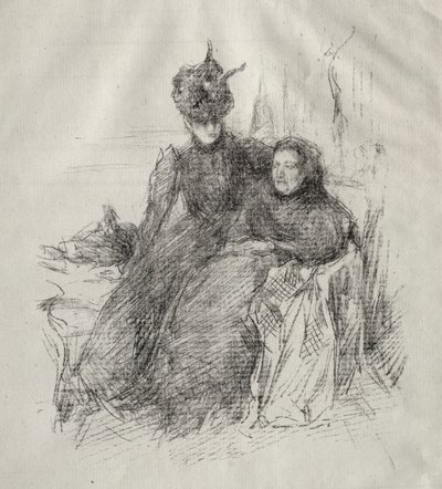 Két nő. alkotó: James Abbott McNeill Whistler