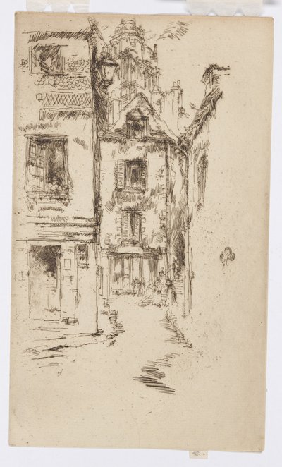 A katedrális alatt, Blois alkotó: James Abbott McNeill Whistler