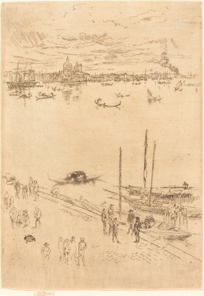 Egyenes Velence, 1879-1880. alkotó: James Abbott McNeill Whistler