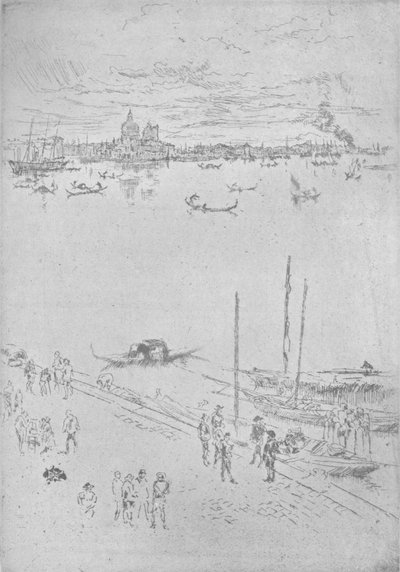 Egyenes Velence, 1880, 1904 alkotó: James Abbott McNeill Whistler