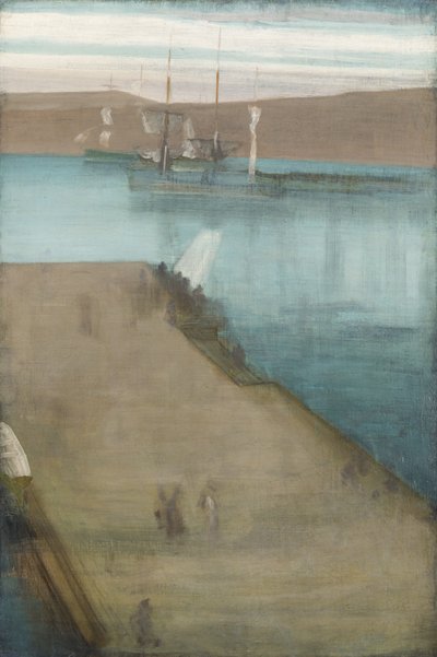 Valparaiso kikötője alkotó: James Abbott McNeill Whistler