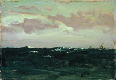 Lila és kék: A görgők között, 1893 körül (olaj a panelen) alkotó: James Abbott McNeill Whistler