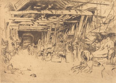 Kerékgyártó, 18791880. alkotó: James Abbott McNeill Whistler