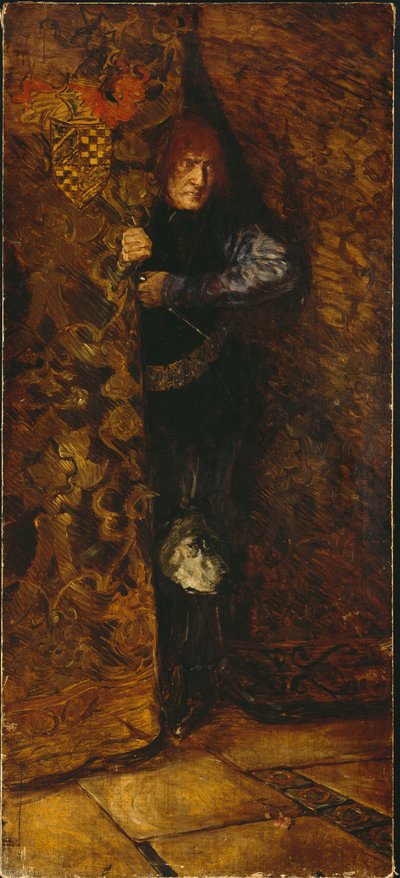 Henry Irving mint Macbeth, 1875 alkotó: James Archer