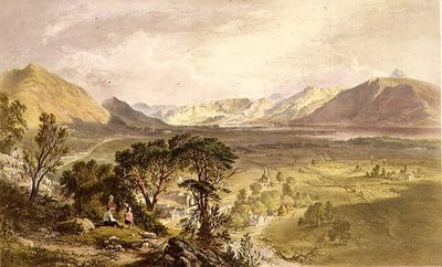 Bassenthwaite, az angol tóvidékből alkotó: James Baker (after) Pyne