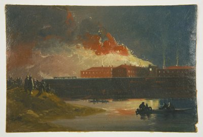 Bristol Riots: Az új börtön égése alkotó: James Baker Pyne