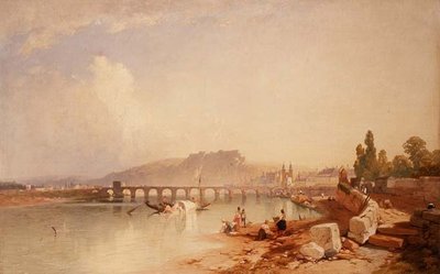 Coblenz és Ehrenbreitstein alkotó: James Baker Pyne