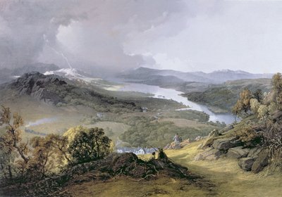 Windermere: Orrest Headtől alkotó: James Baker Pyne