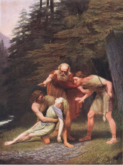 Arviragus és Imogen alkotó: James Barnes