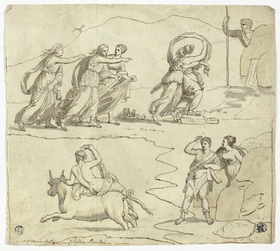 Antik mozaik a Barberini-palotában alkotó: James Barry