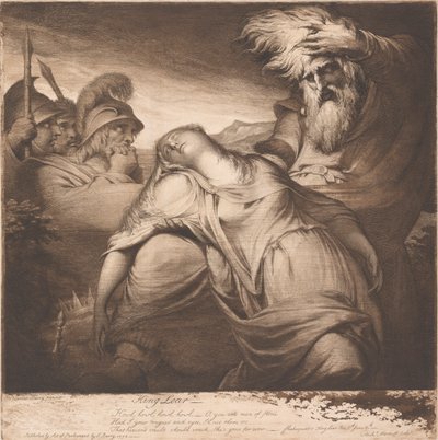 Lear király és Cordelia alkotó: James Barry