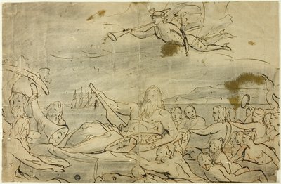 Tanulmány a kereskedelemért vagy a Temze diadala alkotó: James Barry