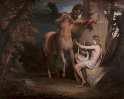 The Education of Achilles [1772, Royal Academy of Arts, London, kiállítási katalógus] alkotó: James Barry