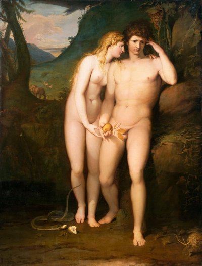 Ádám megkísértése alkotó: James Barry