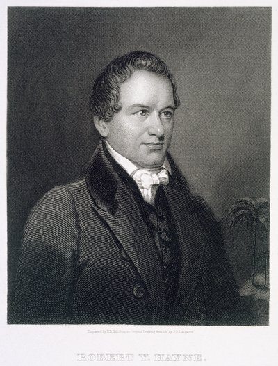 Robert Young Hayne (1791-1841) Henry Bryan Hall (1808-84) metszete alkotó: James Barton Longacre