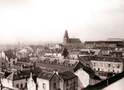 Antwerpen látképe, 1898. alkotó: James Batkin