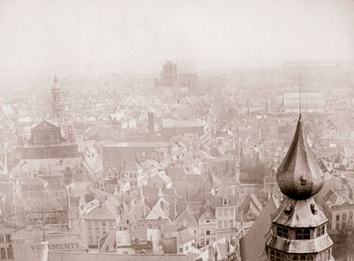 Antwerpen látképe, 1898. alkotó: James Batkin