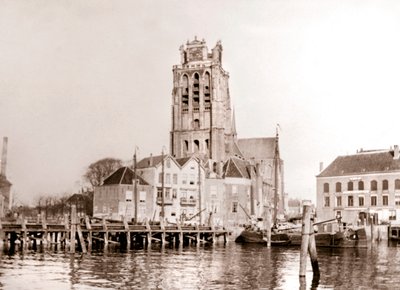 Templom a csatornán, Dordrecht, Hollandia, 1898 alkotó: James Batkin