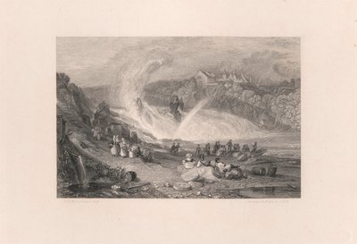 A Rajna vízesése alkotó: James Baylis Allen