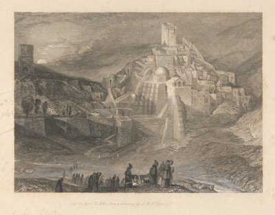Santa Sabas és a Kidron patak alkotó: James Baylis Allen