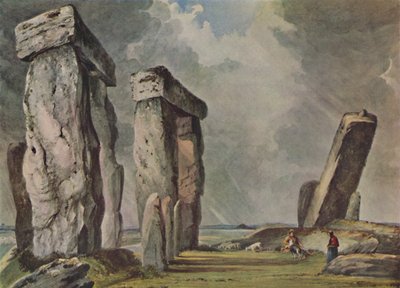 Stonehenge, Wiltshire, 1830, 1946 alkotó: James Bridges