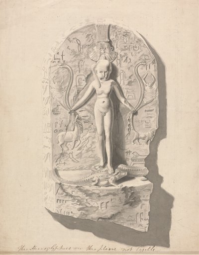 1. sz. Hieroglifák táblázata, amelyet Axumban találtak alkotó: James Bruce