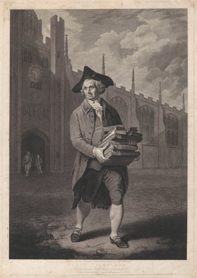 John Nicholson portréja John Nicholson Mappesiana Bibliotheca Cantab (cím az objektumon) alkotó: James Caldwall