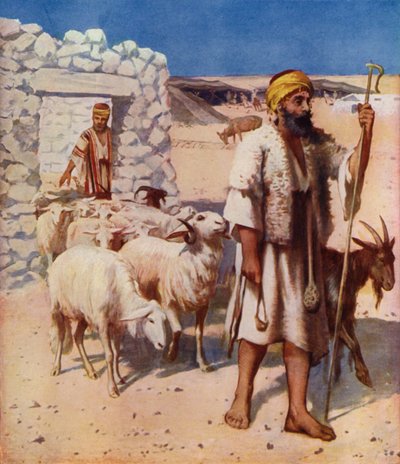 Pásztor és juhakol alkotó: James Clark
