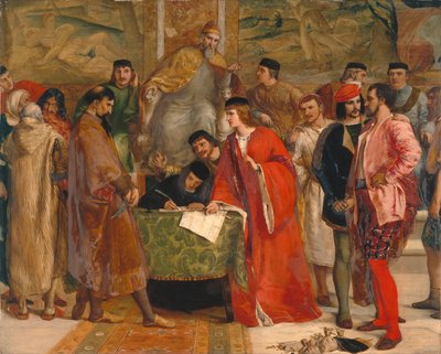 The Defeat Of Shylock alkotó: James Clarke Hook