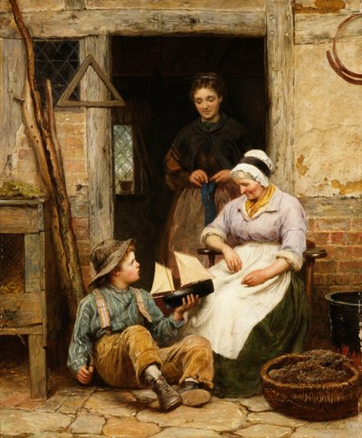 A hajómodell alkotó: James Clarke Waite