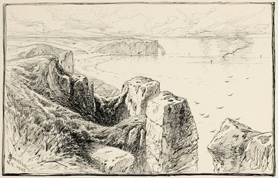 Normandia sziklái, Etretat közelében alkotó: James David Smillie