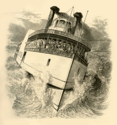 „Belépés a Rapidsbe”, 1874. alkotó: James David Smillie
